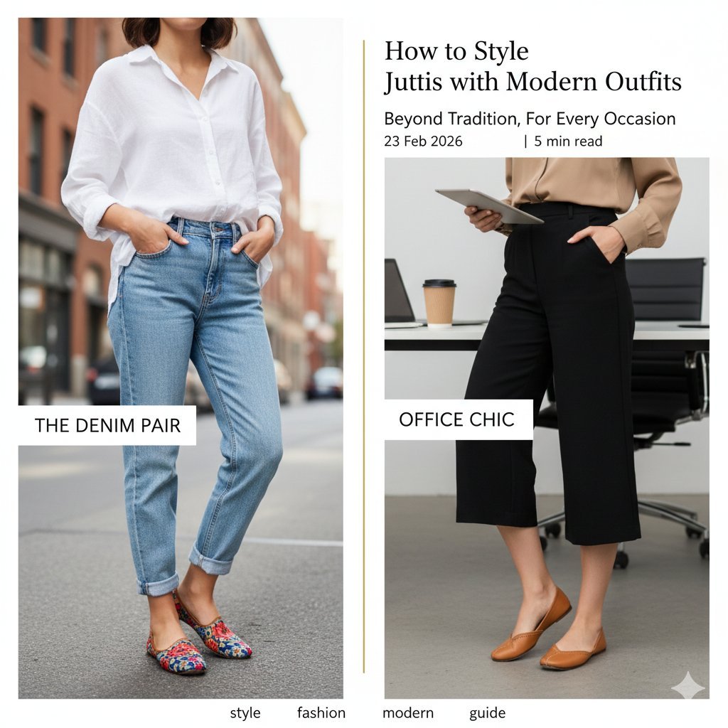How to Style Juttis with Modern Outfits